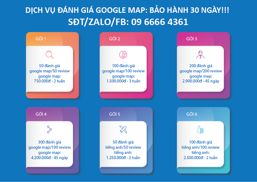 Dịch vụ Review Google Maps - đánh giá google maps